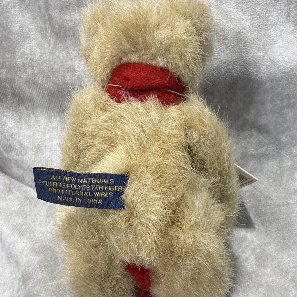 Boyds Bear Lil Muffelbeary Red Earmuffs Scarf Holiday Christmas Gift Bag 6